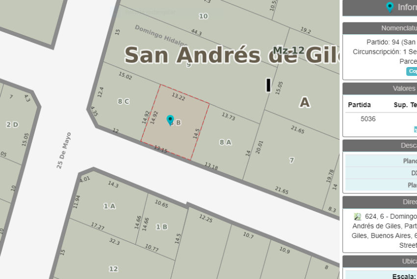 lote calle hidalgo
